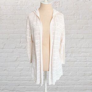 Joan Rivers Knit Hooded Cardigan